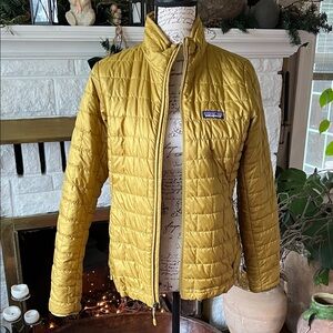 Patagonia Women's Mustard Puffer Jacket